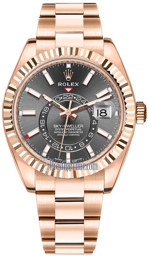 rolex sky dweller replica rhodium dial|rolex 326935.